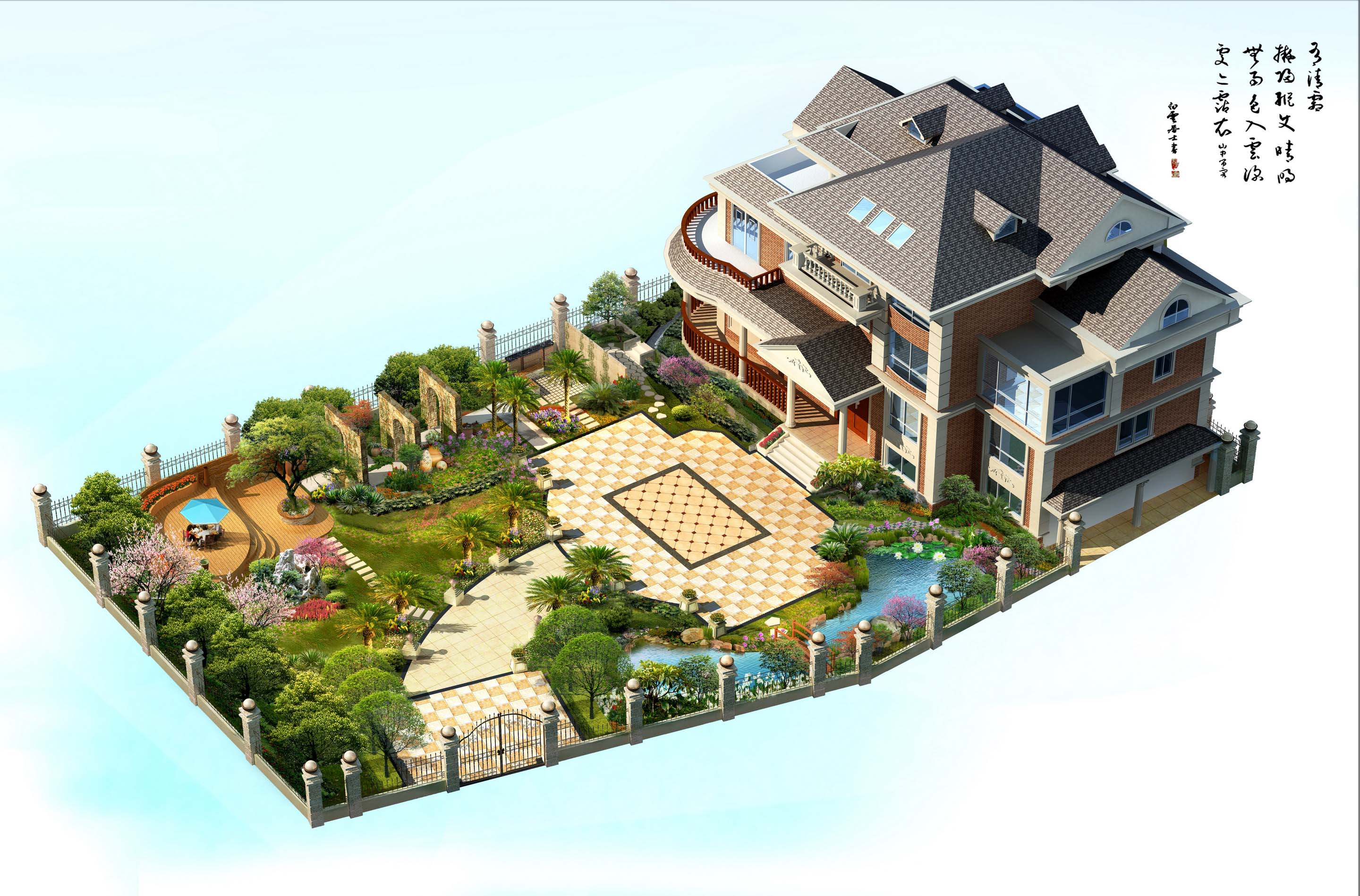 別墅庭院景觀設(shè)計